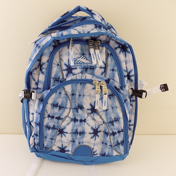 HIGH SIERRA $98 Blue Backpack UNISEX BAG - Picture 8 of 8